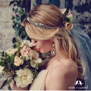 Chloe and Isabel crystal and pearl earrings